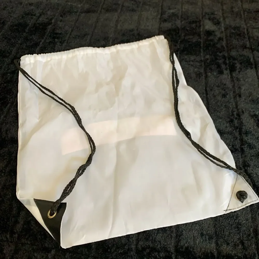White Smirnoff Vodka Drawstring Cinch Backpack